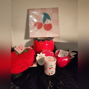 Cherry and Strawberry Themed Kitchen Set